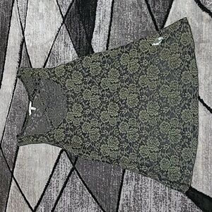 BKE FLORAL  SHEER-LACE  LAYERING TANK-TOP